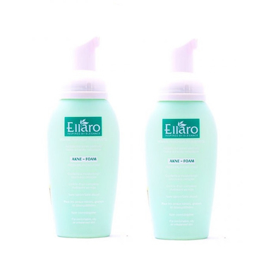 فوم شستشوی صورت الارو (Ellaro) مدل Fresh Balancing Acne Foam مناسب پوست چرب و مستعد آکنه حجم 200 میلی ‎لیتر پک 2 عددی
