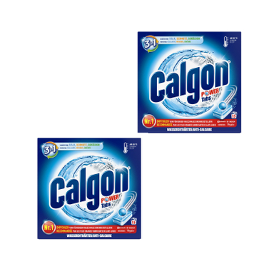 قرص جرم گیر ماشین لباسشویی کالگون (Calgon) بسته 15 عددی مجموعه 2 عددی