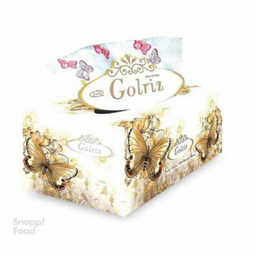 دستمال کاغذی 100 برگ گلریز (Golriz) مدل آذین