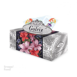 دستمال کاغذی 100 برگ گلریز (Golriz) مدل نقره‌ای