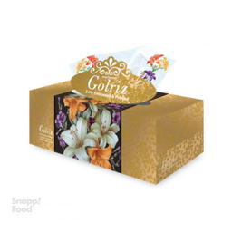 دستمال کاغذی 100 برگ گلریز (Golriz) مدل گلریز طلایی