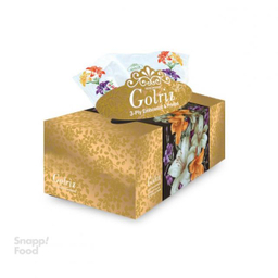 دستمال کاغذی 100 برگ گلریز (Golriz) مدل گلریز طلایی