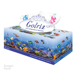 دستمال کاغذی 100 برگ گلریز (Golriz) مدل آکواریوم