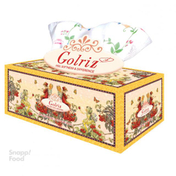 دستمال کاغذی 100 برگ گلریز (Golriz) مدل پریا