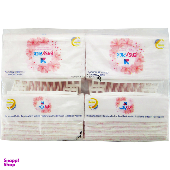 دستمال توالت 50 برگ ایزی پیک (Easy Pick) بسته 4 عددی