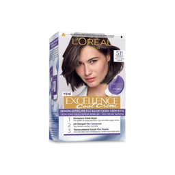 کیت رنگ موی اورال (L'oreal) رنگ قهوه‌ای دودی روشن شماره 5٫11