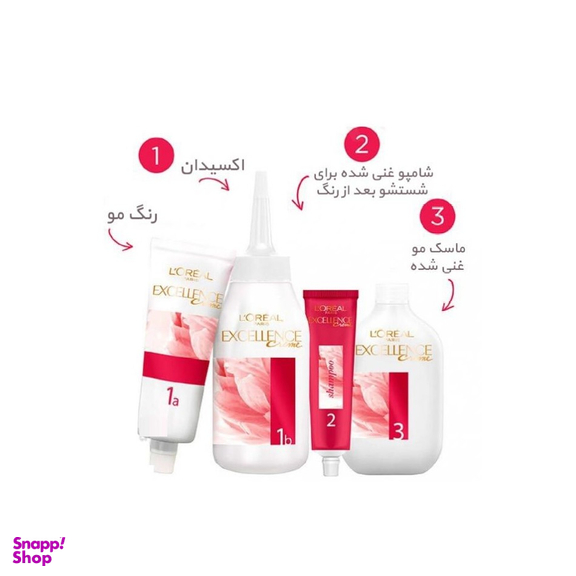 کیت رنگ موی اورال (L'oreal) رنگ قهوهای دودی روشن شماره 5٫11