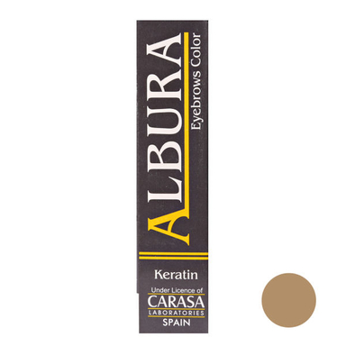رنگ ابرو آلبورا (Albura) شماره 5 رنگ بلوند تیره حجم 15 میلی لیتر