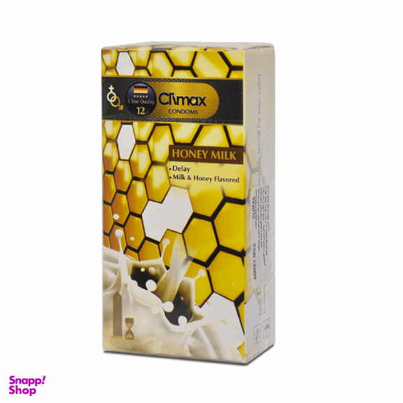 کاندوم کلایمکس (Climax) مدل Honey Milk 12 بسته 12 عددی
