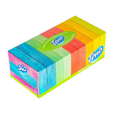 دستمال کاغذی جعبه‌ای 150 برگ تنو