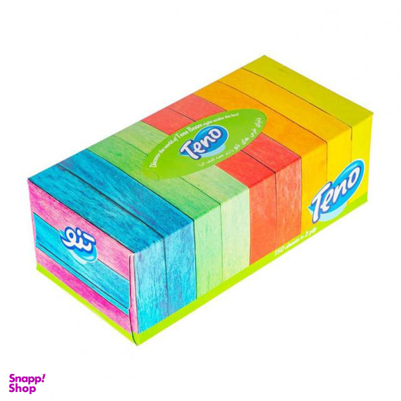 دستمال کاغذی جعبه‌ای 150 برگ تنو