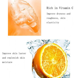 ماسک صورت ورقه ای بایوآکوا مدل Vitamin C وزن 25 گرم