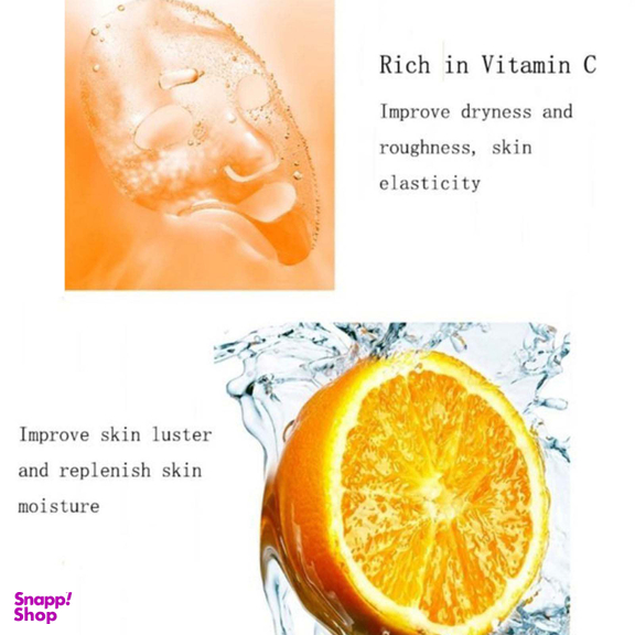 ماسک صورت ورقه ای بایوآکوا مدل Vitamin C وزن 25 گرم
