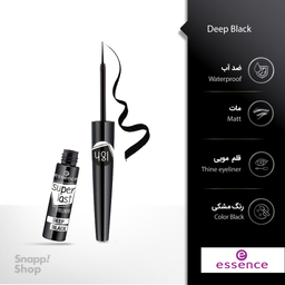 خط چشم مایع اسنس (Essence) سری Super Last مدل Deep Black