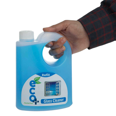 مایع شیشه شوی ایکومویست (Eco Moist) مدل آبی مقدار 1 کیلوگرم