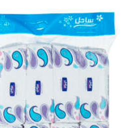 دستمال کاغذی 100 برگ ساحل مدل S1 بسته 10 عددی