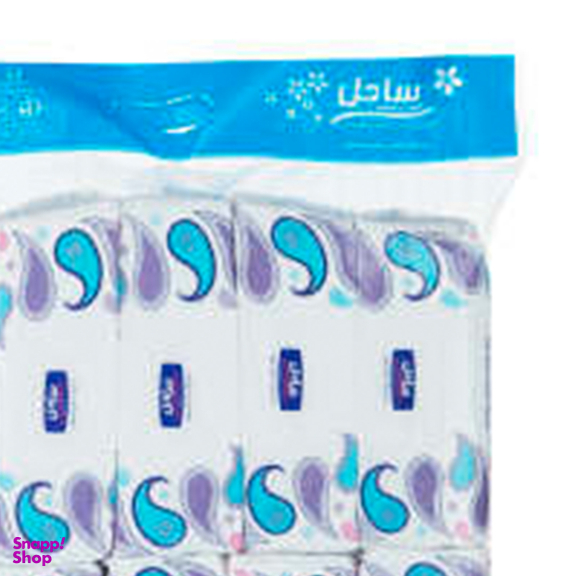 دستمال کاغذی 100 برگ ساحل مدل S1 بسته 10 عددی