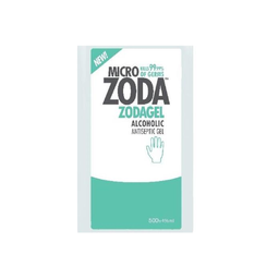 ژل ضدعفونی کننده دست میکروزدا (Microzoda) سری ZODAGEL حجم 500 میلی‌لیتر