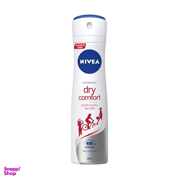 اسپری ضد تعریق زنانه نیوآ مدل Dry Comfort حجم 150 میلی لیتر