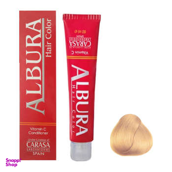 رنگ مو آلبورا (Albura) شماره 12.3 رنگ هایلایت طلایی حجم 100 میلی لیتر