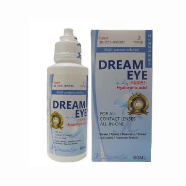 محلول شستشوی لنز دریم آی (Dream Eye) حجم 80 میلی لیتر