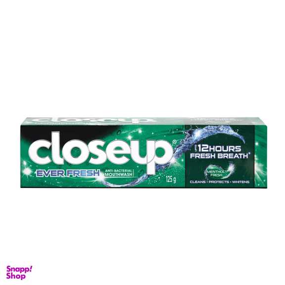 خمیر دندان کلوز آپ (Close up) سری Ever Fresh مدل Menthol Fresh حجم 125 گرم