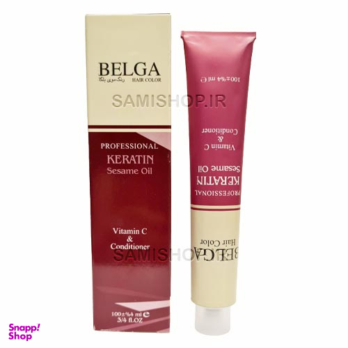 رنگ مو بلگا (Belga) شماره 5.77 رنگ قهوه ای کاپوچینو حجم 100 میلی لیتر