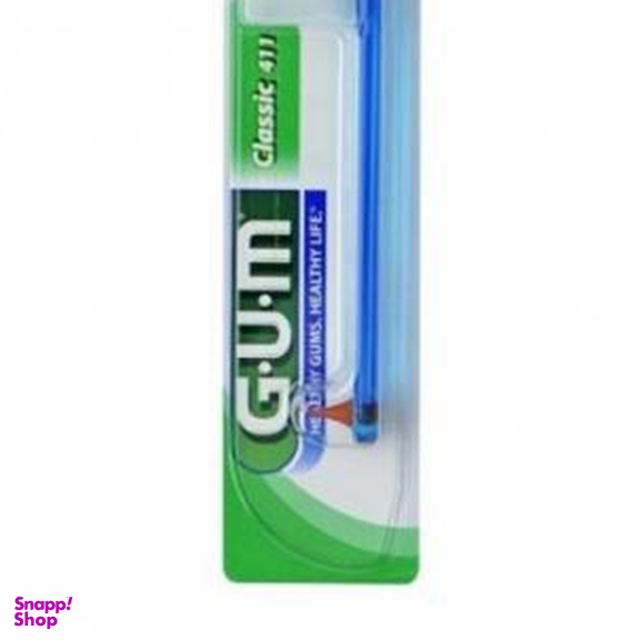 مسواک جی یو ام (G.U.M) مدل Classic 411 با برس نرم بسته 1 عددی