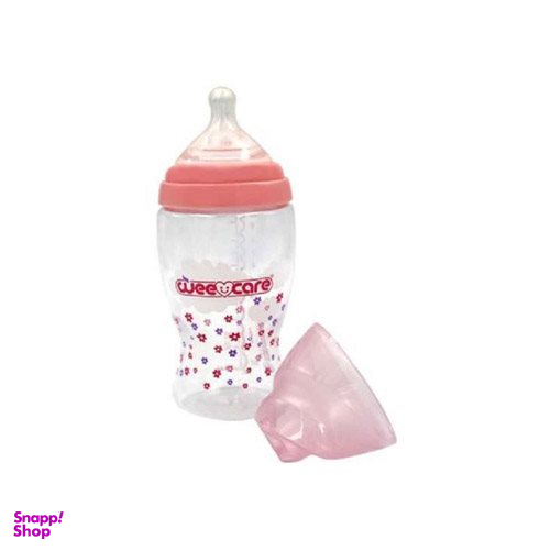 بطری شیر خوری وی کر (WeeCare) دهانه عریض 300 میلی‌لیتر