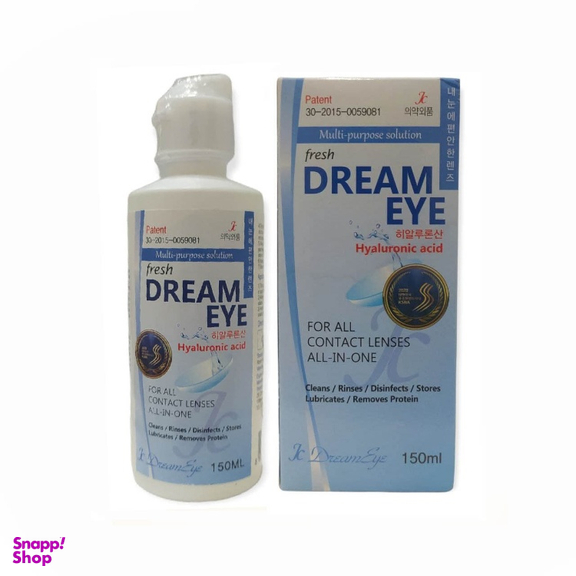 محلول شستشوی لنز دریم آی (Dream Eye) حجم 150 میلی لیتر