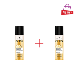 اسپری دو فاز مو گلیس (Gliss) مدل Superme Lenght حجم 200 میلی‌لیتر مجموعه 2 عددی