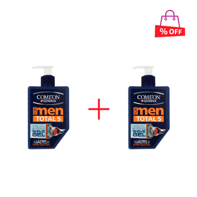 ژل اصلاح کامان (Comeon) مدل sense حجم 260 میلی‌لیتر مجموعه 2 عددی