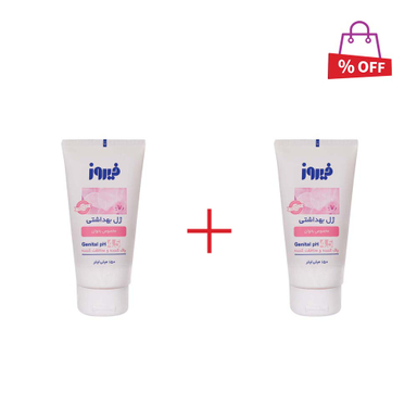 ژل بهداشتی بانوان فیروز (Firooz) حجم 60 میلی‌لیتر مجموعه 2 عددی
