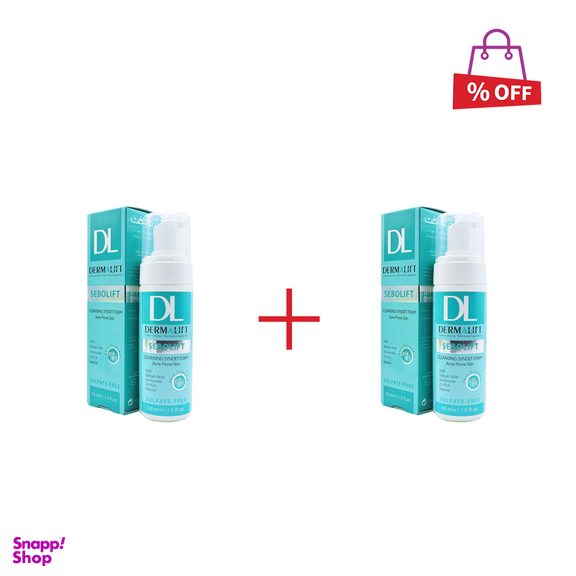 فوم شستشوی صورت الارو (Ellaro) مدل Fresh Balancing Acne Foam مناسب پوست چرب و مستعد آکنه حجم 200 میلی ‎لیتر پک 2 عددی