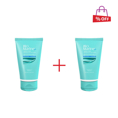 کرم ساینده و پاک کننده پوست بایو مارین (Bio Marine) مدل Aqua Repair حجم 100 میلی‌لیتر مجموعه 2 عددی