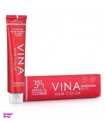 واریاسیون مو وینا (Vina) شماره 0.111 E14 رنگ آبی حجم 15 میلی‌لیتر