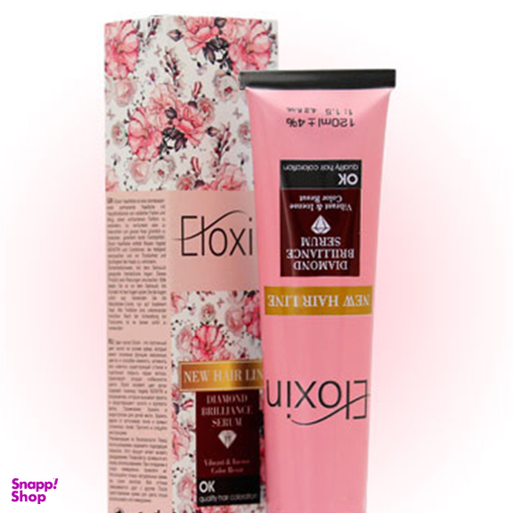 رنگ مو الوکسین (Eloxin) شماره 7.6 رنگ قرمز آتشین حجم 120 میلیلیتر