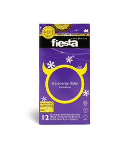 کاندوم تاخیری فیستا (Fiesta) مدل ice energy بسته 12 عددی