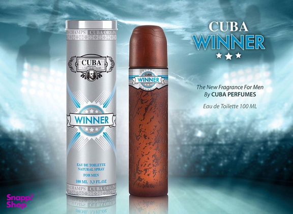 ادوتویلت مردانه کوبا (Cuba) مدل Winner