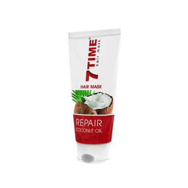 ماسک مو ترمیم کننده سون تایم (7Time) مدل Repair مناسب داخل حمام حاوی عصاره نارگیل حجم 200 میلی‌لیتر