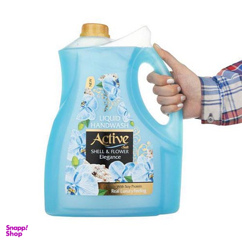 مایع دستشویی اکتیو مدل صدفی-Blue وزن 3750 گرم