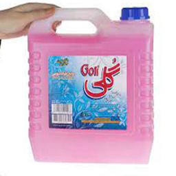 مایع ظرفشویی گلی صورتی مقدار 4 کیلوگرمی