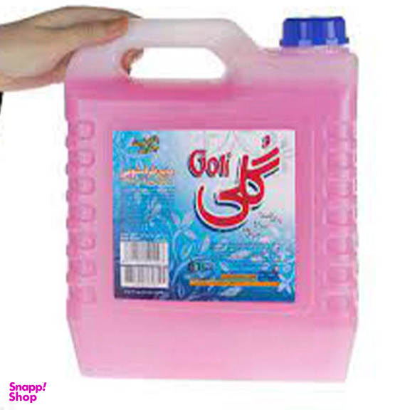مایع ظرفشویی گلی صورتی مقدار 4 کیلوگرمی