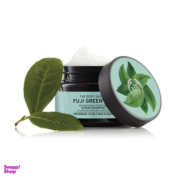 اسکراب کف سر بادی شاپ (Body Shop) مدل Fuji Green Tea حجم 240 میلی لیتر