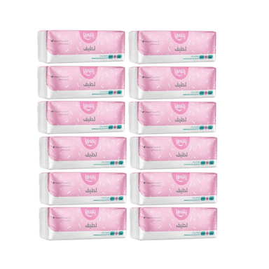 نوار بهداشتی پنبه ریز مدل بالدار بسته 10 عددی مجموعه 12 عددی