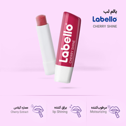 بالم لب لابلو (Labello) مدل Cherry Shine وزن 4.8 گرم
