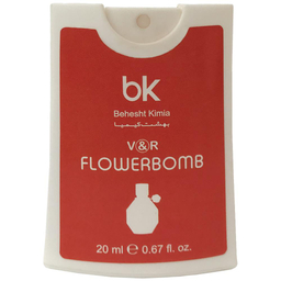 عطر جیبی زنانه بی کی (BK) مدل Flower Bomb حجم 20 میلی‌ لیتر