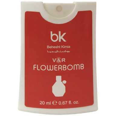 عطر جیبی زنانه بی کی (BK) مدل Flower Bomb حجم 20 میلی‌ لیتر