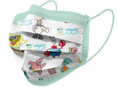ماسک بهداشتی کودک حیات مجموعه 60 عددی