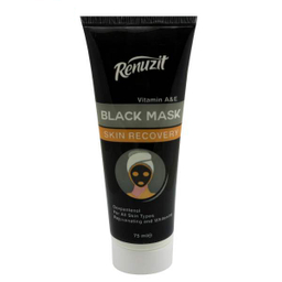ماسک صورت رینوزیت (Renuzit) مدل Black Mask Carbon Active حجم 75 میلی‌ لیتر